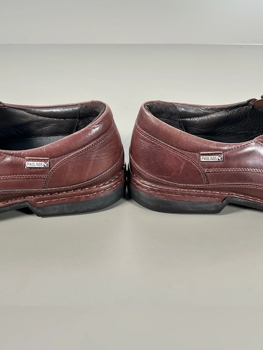 Pikolinos Azores Brown Leather Loafer Slip On 06H-3127 Leather Brown Size 12